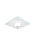 BL128 Светильник Gauss Backlight Квадрат. Белый  Gu5.3  3W  LED 4000K 1/40