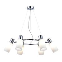 SLE1139-103-06 Светильник подвесной Хром/Белый E14 6*60W GESSI