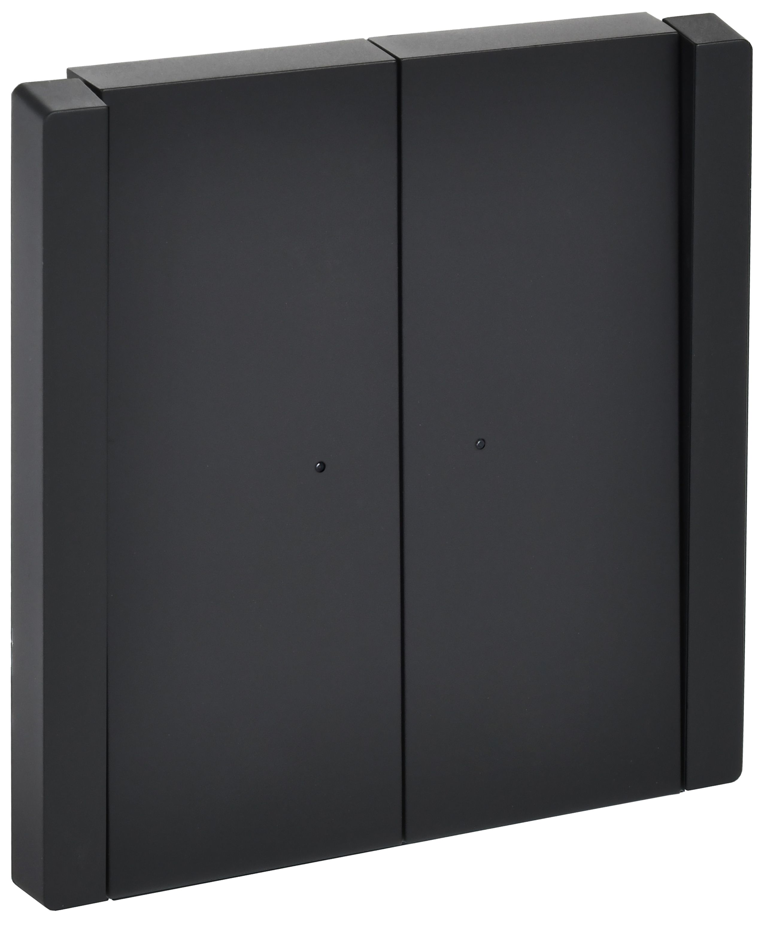 FORTE&PIANO Выключатель 2-клавишный проходной с индикацией 10А FP108 черный IEK