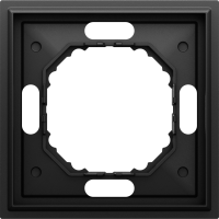Рамка 1-я, черный графит, серия S08