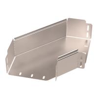 Угол горизонтальный 90 градусов Стандарт INOX (AISI 409) 200х100 Промрукав