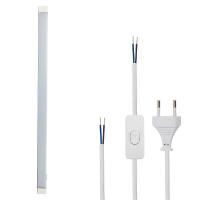 Комплект Светодиодный линейный светильник REXANT СПО 110 ОПАЛ 55 Вт, 185-265 В, IP20, 5225 Лм, 4000 K нейтральный свет + Сетевой шнур с выключателем