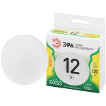 LED GX-12W-830-GX53 GL  Лампа светодиодная ЭРА GREEN LINE LED GX-12W-830-GX53 GL 12Вт таблетка теплый свет GX53