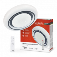 Светильник сд COMFORT AURORA 75Вт 230В 3000-6500K 6000Лм 480x80мм с пультом ДУ IN HOME