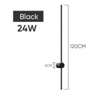 LVK 8808-120 BK бра LED D1.5H120 24W 4500К