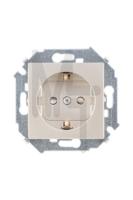 Розетка 2P+E Schuko  16А  250В  винтовой зажим  шампань