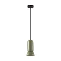 5054/1B PENDANT ODL24 451 черный/зеленый/металл/керамика Подвес GU10 LED 4W KERAMA