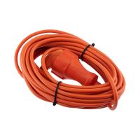 Удлинитель-шнур PROconnect ПВС 3х0.75, 10 м, с/з, 6 А, 1300 Вт, IP44, оранжевый (Сделано в России)