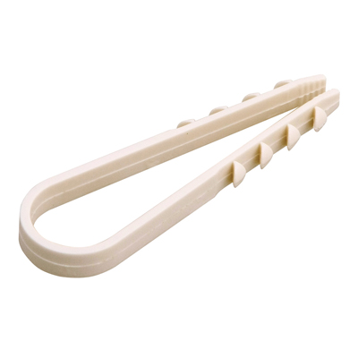 Дюбель-хомут 19-25мм, круглый, белый (100 шт/уп) REXANT