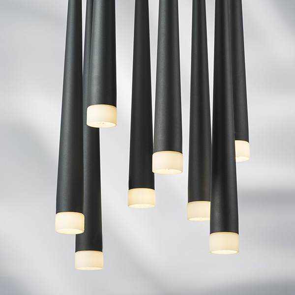 807087 Подвес PUNTO 8х25W G9 ХРОМ/ЧЕРНЫЙ/БЕЛЫЙ