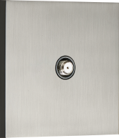 Спутниковая розетка SAT 1 Вых.: 950-2400 МГц, (F-разъём), вороненая сталь, серия N96