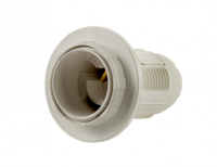 Патрон Е14-ППК пластиковый с прижимным кольцом IN HOME