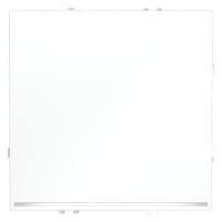 Проходной переключатель встраиваемый VOLTUM S70 одноклавишный с подсветкой 10А, (белый матовый)