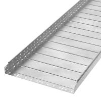 Лоток перфорированный Профи INOX (AISI 304) 600х80x3000 (1,0 мм) (6 м/уп) Промрукав