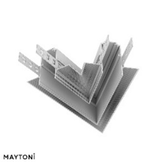 Угол-соединитель 45° Exility встраиваемый под ГКЛ 12,5мм, белый