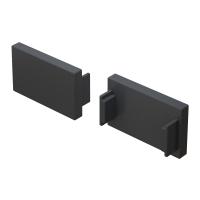 Заглушка для встраиваемого шинопровода, 2 шт. Basity, черный