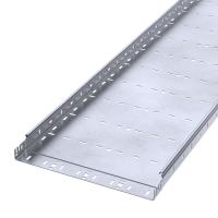 Лоток перфорированный Профи INOX (AISI 316) 400х50x6000 (1,5 мм) (12 м/уп) Промрукав