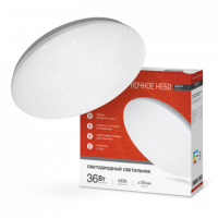 Светильник сд серии DECO 36Вт 230В 4000К 2340Лм 380х55мм НОЧНОЕ НЕБО IN HOME