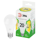 LED A60-20W-830-E27 GL  Лампа светодиодная ЭРА GREEN LINE LED A60-20W-830-E27 GL 20Вт груша теплый свет E27