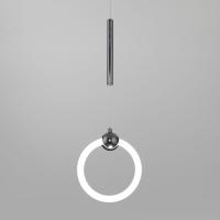 Подвесной светодиодный светильник в стиле минимализм 90165/1 черный жемчуг