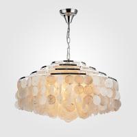 Подвесная люстра с перламутром 3535/6 хром
