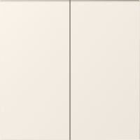 Клавиша для перекрёстного переключателя 2-я, матовый кремовый, серия S08