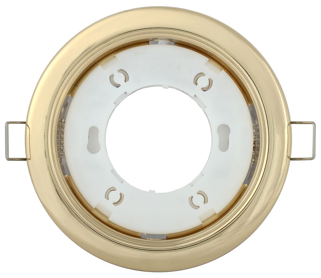 LIGHTING Светильник 4114 встраиваемый под лампу GX53 золото IEK