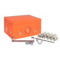 Коробка распаячная огнестойкая (176х126х74) 5 кк/1 5-16мм?/12 мв IP66 EKF PROxima