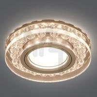 BL044 Светильник Gauss Backlight Кругл. Кристалл/Хром  Gu5.3  LED 2700K 1/40