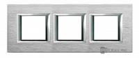 BT Axolute Хром Рамка 2+2+2 мод прямоугольная (надпись горизонтально)