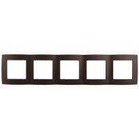 12-5005-13 ЭРА Рамка на 5 постов, Эра12, бронза (10/100/1600)