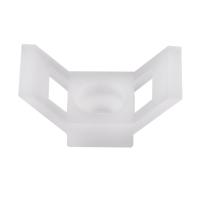 Площадка для крепления стяжки 29x15х5мм, белая (100 шт/уп) REXANT