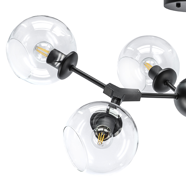 785067 Люстра BETA 6x40W E27 ЧЕРНЫЙ