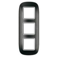 BT Axolute Темный металлик Рамка 2+2+2 мод эллипс