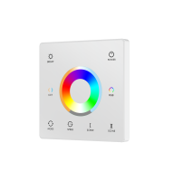 RGB+CCT настенный пульт дистанционного управления, 1 зона, белый, зона охвата 30м