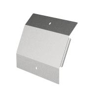 Крышка угла вертикального внешнего 45 градусов Профи 400х100 (1,0 мм) Промрукав