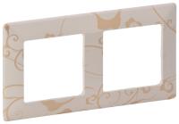 Legrand Valena LIFE Ампир бежевый Рамка 2-ая
