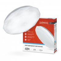 Светильник сд серии DECO 48Вт 230В 6500К 3120Лм 380х55мм ДАЙМОНД IN HOME