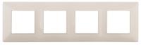 14-5004-02 ЭРА Рамка на 4 поста, Эра Elegance, сл.кость (10/100/1200)