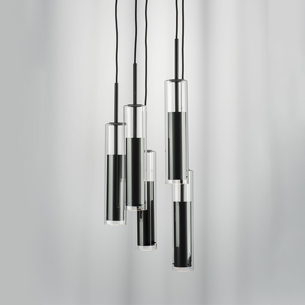 756057 Люстра CILINO 5х40W GU10 MATT BLACK