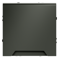 Розетка встраиваемая VOLTUM S70 с заземлением, защитными шторками и крышкой 16А, (титан)