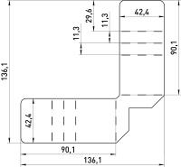 Подвесное крепление ЭРА SPL-FIX4 для потолков Грильято серии SPL-540 4 шт
