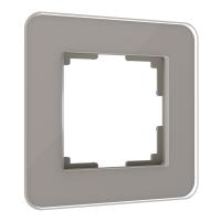 Рамка из стекла на 1 пост Elite дымчатый W0012417
