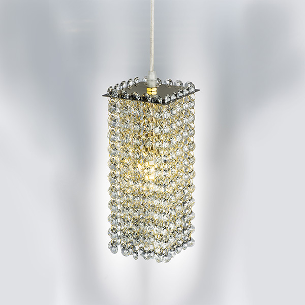 795422 Подвес CRISTALLO 1х40W G9 ЗОЛОТО