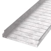 Лоток неперфорированный Профи HDZ 600х100x3000 (1,2 мм) (6 м/уп) Промрукав