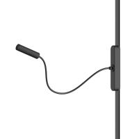 DK5343-BK Светильник для трека Air, серия Spot 4000 со светодиодом, ?26*495мм, 48V DC, 2W, RA?90, 24°, 4000K, IP20, черный, алюминий