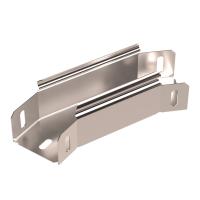 Угол горизонтальный 45 градусов Стандарт INOX (AISI 409) 50х50 Промрукав