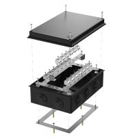 Коробка огнестойкая для о/п 40-0330-FR2.5-40 Е15-Е120 RAL9005 260х175х90 (7 шт/кор) Промрукав