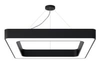 Светильник светодиодный Geometria ЭРА Quadro SPO-162-B-40K-070 70Вт 4000К 4200Лм IP40 800*800*80 черный подвесной