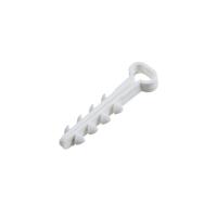 Дюбель-хомут 5-8мм, прямоугольный, белый (100 шт/уп) REXANT